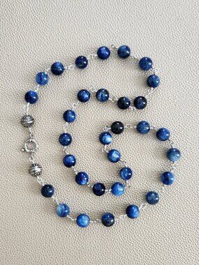 KYANITE STONE NECKLACE-24"